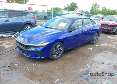 2025 Hyundai Elantra Sel Sport from USA, damaged, VIN KMHLM4DG4SU001949